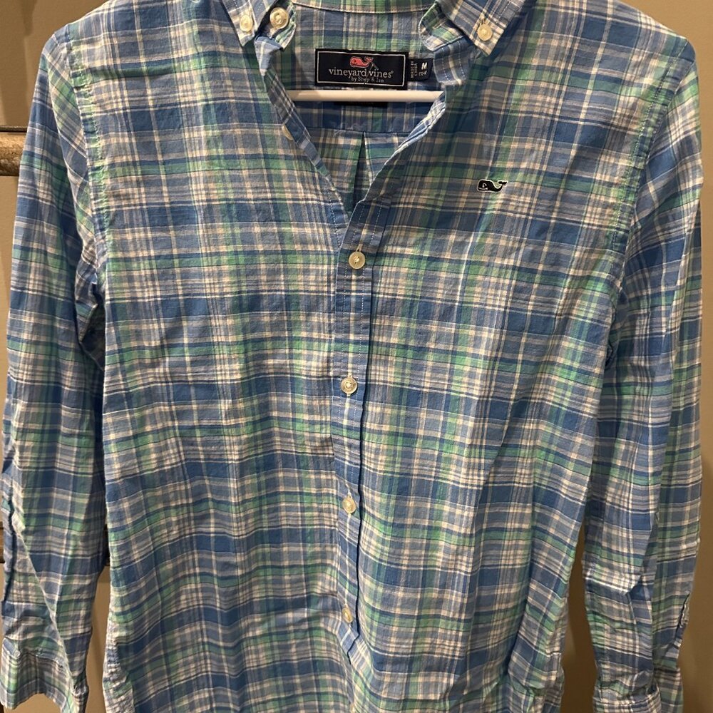 Vineyard Vines Plaid button down